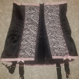 Rago Satin and Lace Waist Cincher 721 Size S(26)